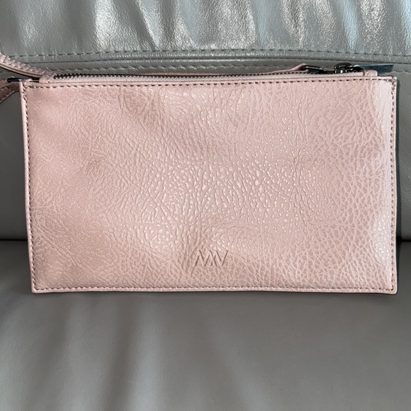 Matt & Nat Blush Pink vegan Leather Crossbody Bag - Picture 2 of 7